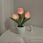 Tulip LED lamp that will illuminate the darkness