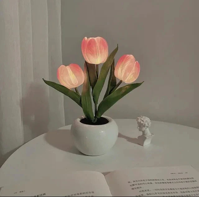 Tulip LED lamp that will illuminate the darkness