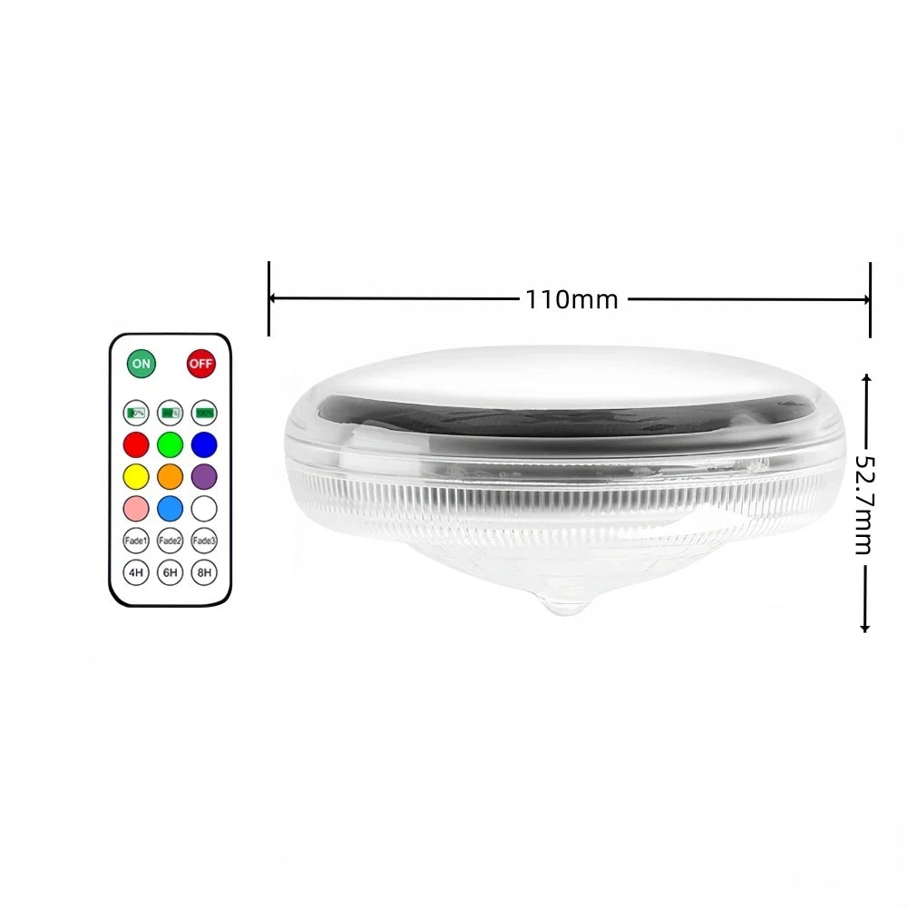 Solar-Poollight LumiFloat RGB | Floating LED Light with Color Change | IPX7 Waterproof | For Pool, Hot Tub & Party