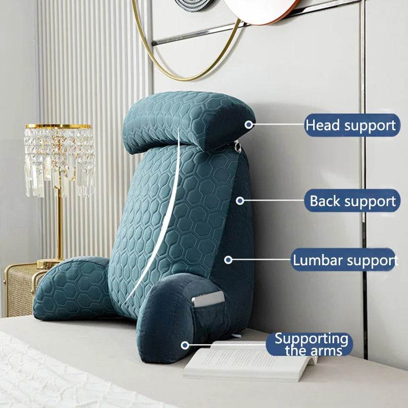 Ultra Cooler Latex Washable Comfortable Reading Backrest