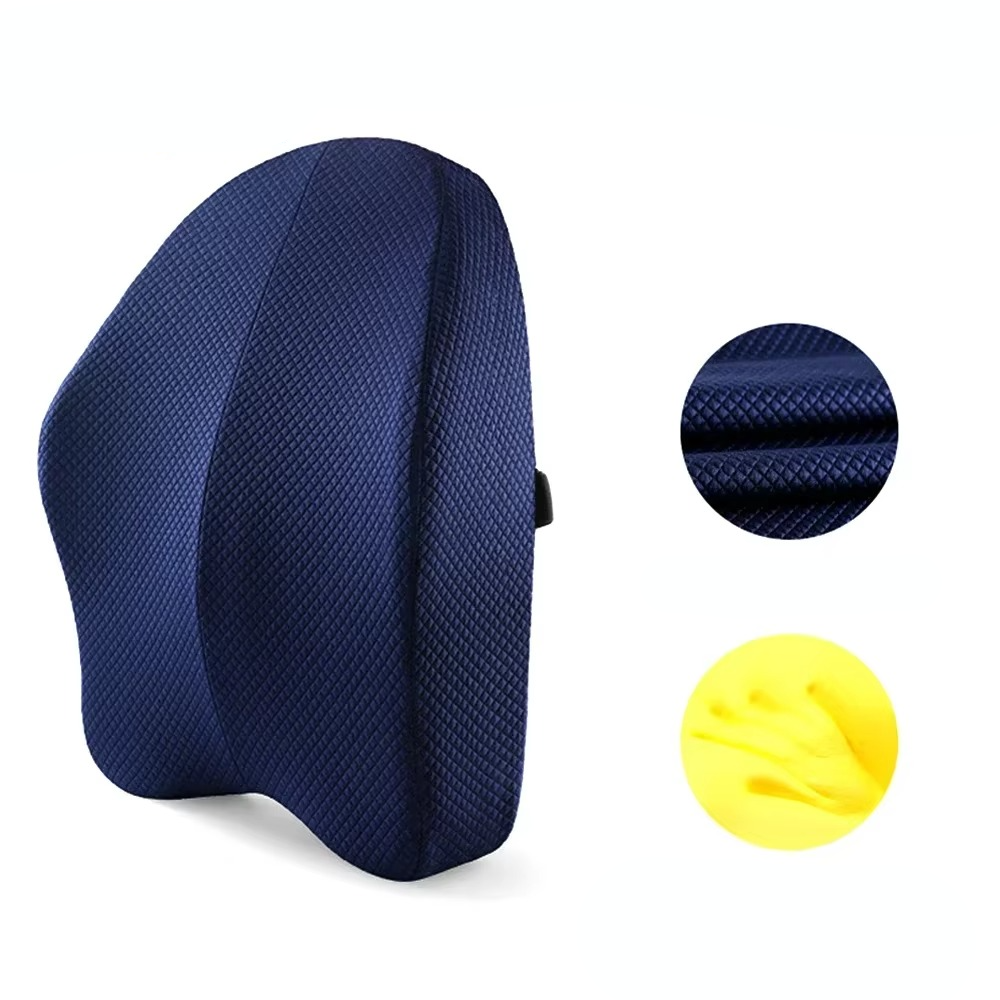 High-Density Memory Foam Seat Cushion with Tailbone Cutout for Office and Car