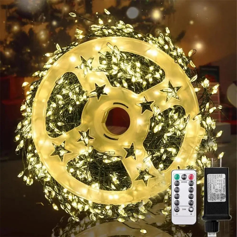 LED Fireworks Light String Ignisia | With Remote Control | 30–75 m | 900–2000 LEDs | IP65 Waterproof | For Christmas, Halloween & Parties