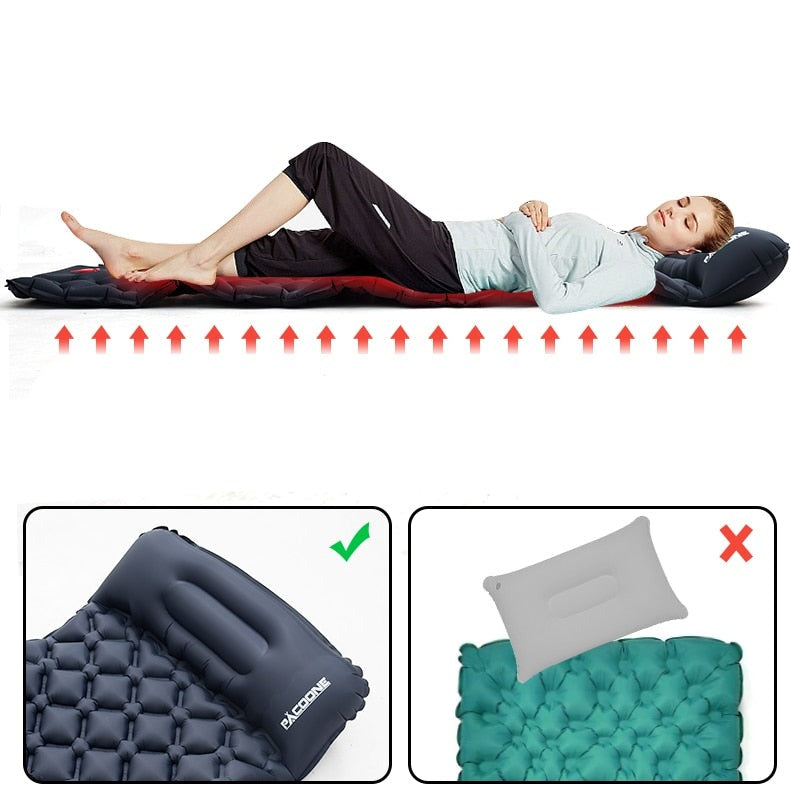 Ultralight Waterproof Sleeping Mat with Built-in Pump - AirRest