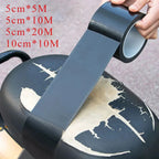 LederFixx Self-adhesive Leather Repair Tape | PU Material | Waterproof & Cuttable | 5 cm × 5/10/20 m & 10 cm × 10 m | Black