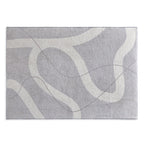 Plush Area Rug with Non-Slip Backing for Bedroom or Living Room