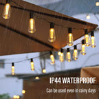 LED Solar String Lights SolaLuma | Waterproof IP44 | For Garden, Terrace & Camping | Automatic Lighting