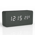 Digital alarm clock made of wood | LED display | Modern design | Silent | Eco-friendly