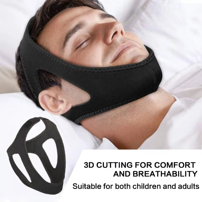 Adjustable Anti Snoring Mouth Guard Strap for Restful Sleep