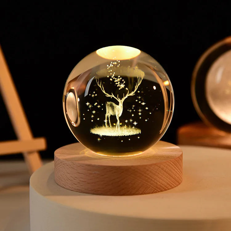Glowing 3D Crystal Night Lights – Unique Gifts for All Occasions