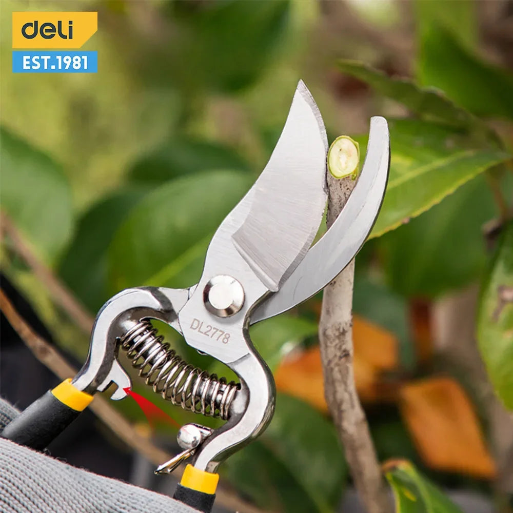 PRUNEXA Garden Shears | Precision Cut | Ergonomic Handle | Carbon Steel Blade