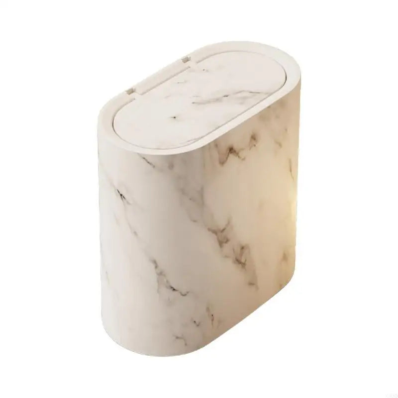 EcoHide Compact Trash Can with Hidden Lid