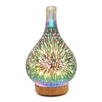 Premium 3.3oz Glass Essential Oil Diffuser & Humidifier for Peaceful Interiors