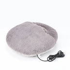 Fluffy heated foot warmers | Cozy heated foot cushion