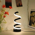 Spiral LED Table Lamp – Modern Adjustable Light