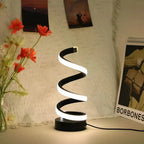 Spiral LED Table Lamp – Modern Adjustable Light