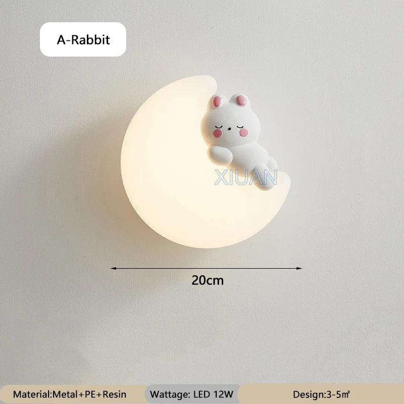 MoonAnimal – Magical Moon Lamp for Children's Rooms