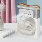 Portable Air Cooler Fan with LED Light