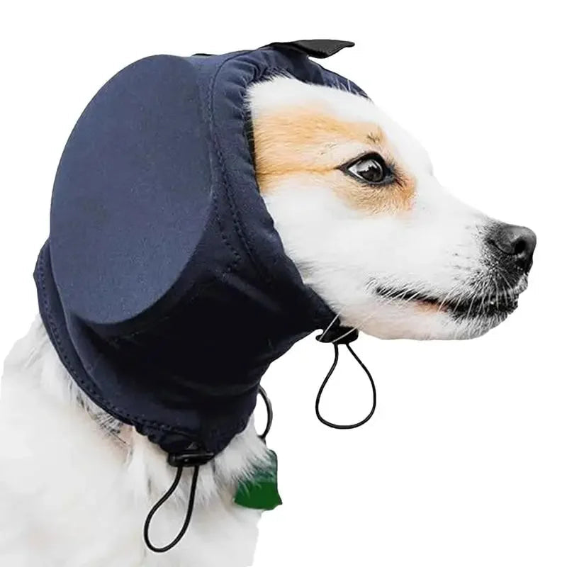 Noise-Suppressing Dog Ear Protectors | Comfortable, Breathable Polyester for Fireworks & Thunderstorm Anxiety Relief