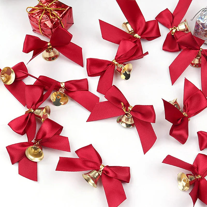 KerstKlink | Elegant Bow with Bells for Decoration