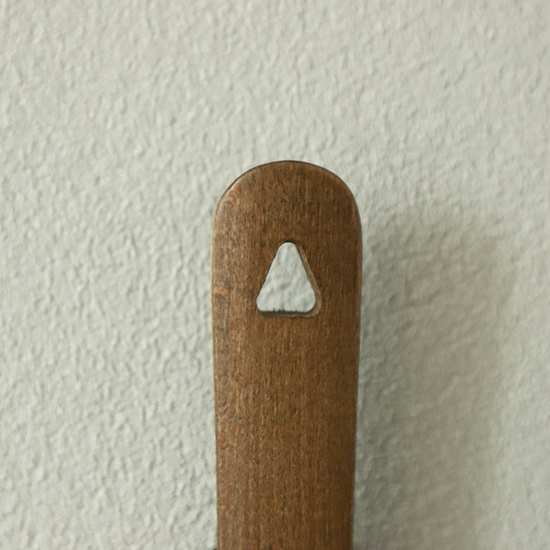 Wood long handle magnetic shoehorn