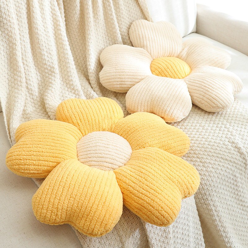 Fluffy Clover Flower Cushion