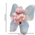 Acrylic Floral Photo Frame Vase
