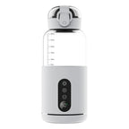 Portable bottle warmer with temperature display – Compact solution for on the go