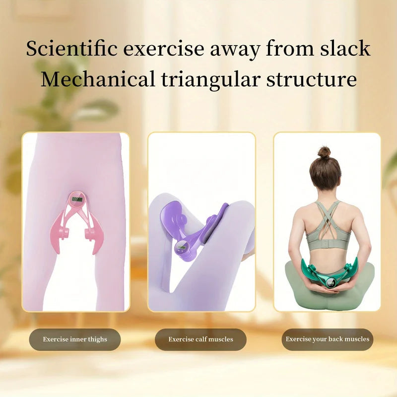 Adjustable Inner Thigh and Pelvic Floor Trainer – Compact Fitness Device