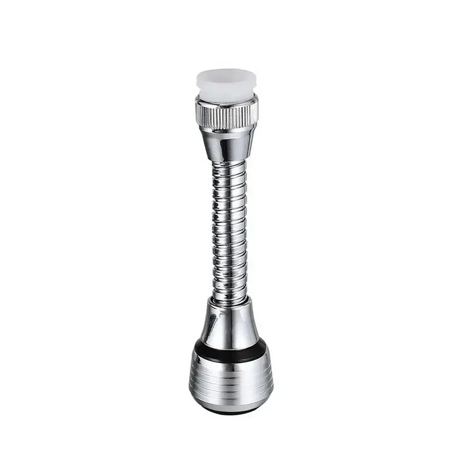 AquaFlex Steel – Stainless Steel Faucet Extension with 360° Rotation & Water Saving Function