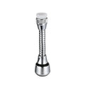 AquaFlex Steel – Stainless Steel Faucet Extension with 360° Rotation & Water Saving Function
