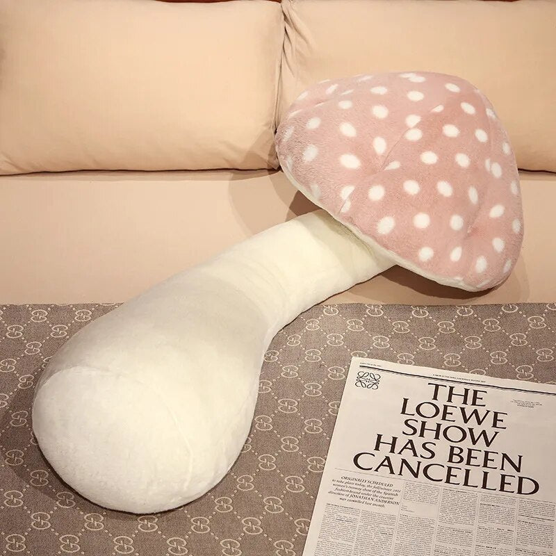 Soft Mushroom Plush Cushion