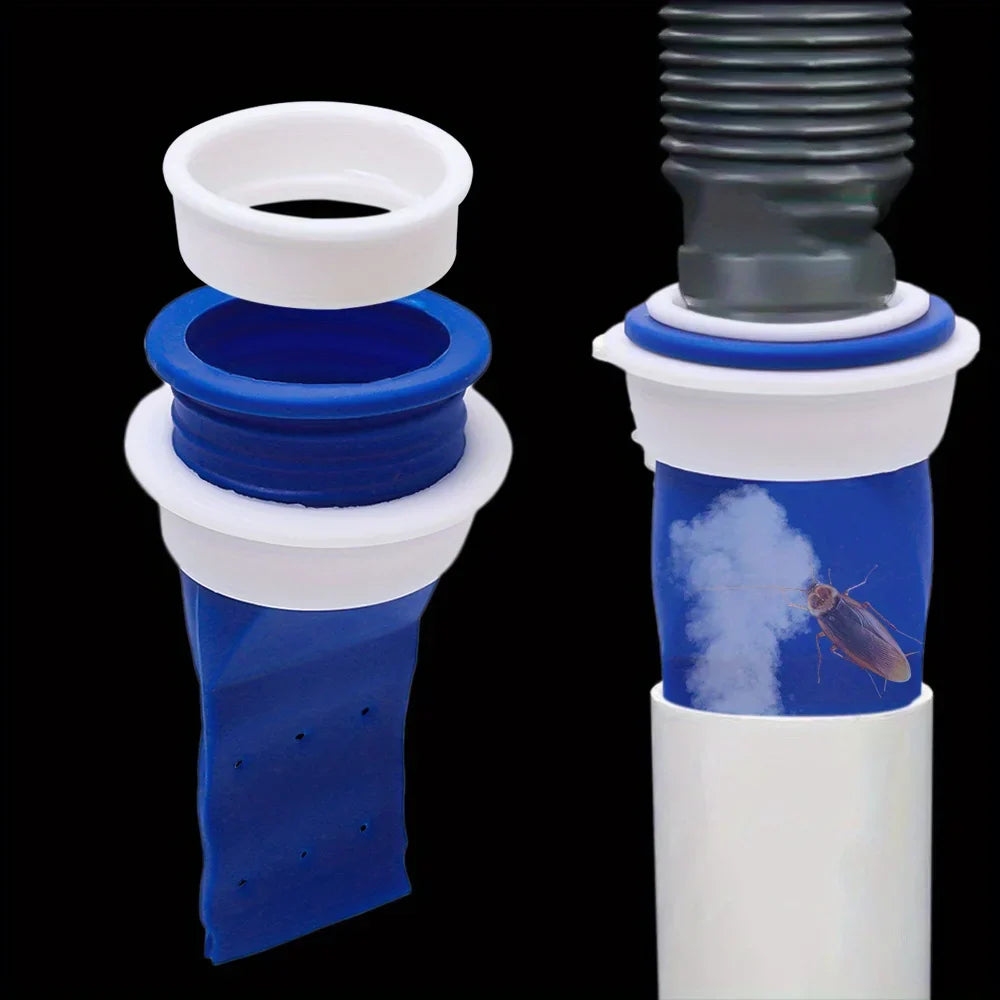 DrainGuard Backflow Preventer Set – 6 Pieces Anti-Odor & Backflow Floor Drain Flap for Bathroom, Toilet & Kitchen