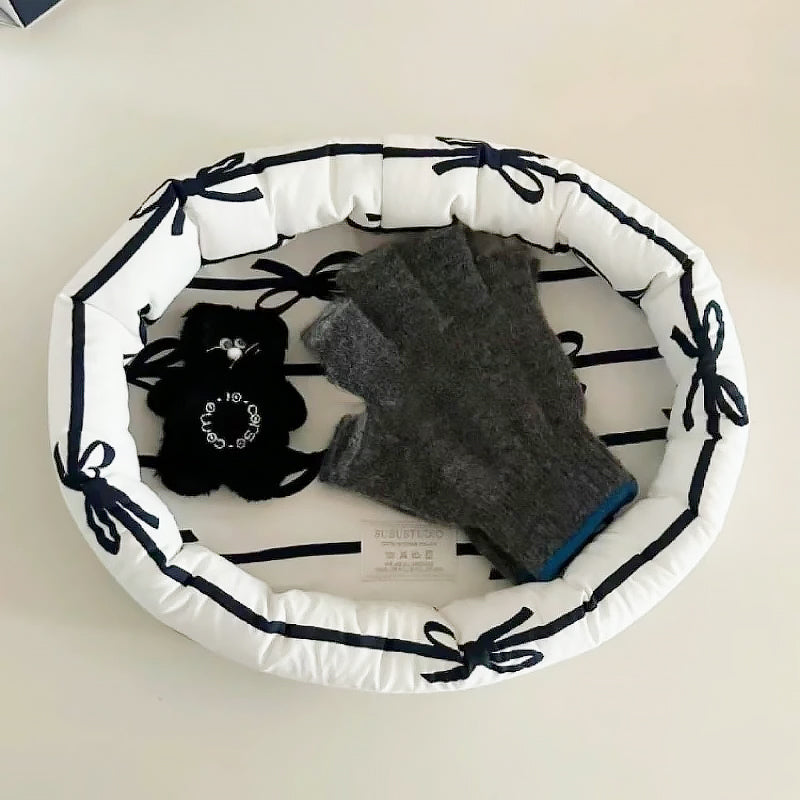 Ribbon Stripe Basket