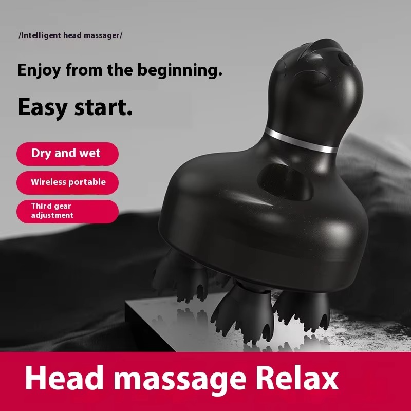 Waterproof Electric Scalp Massager for Hair Growth and Relaxation