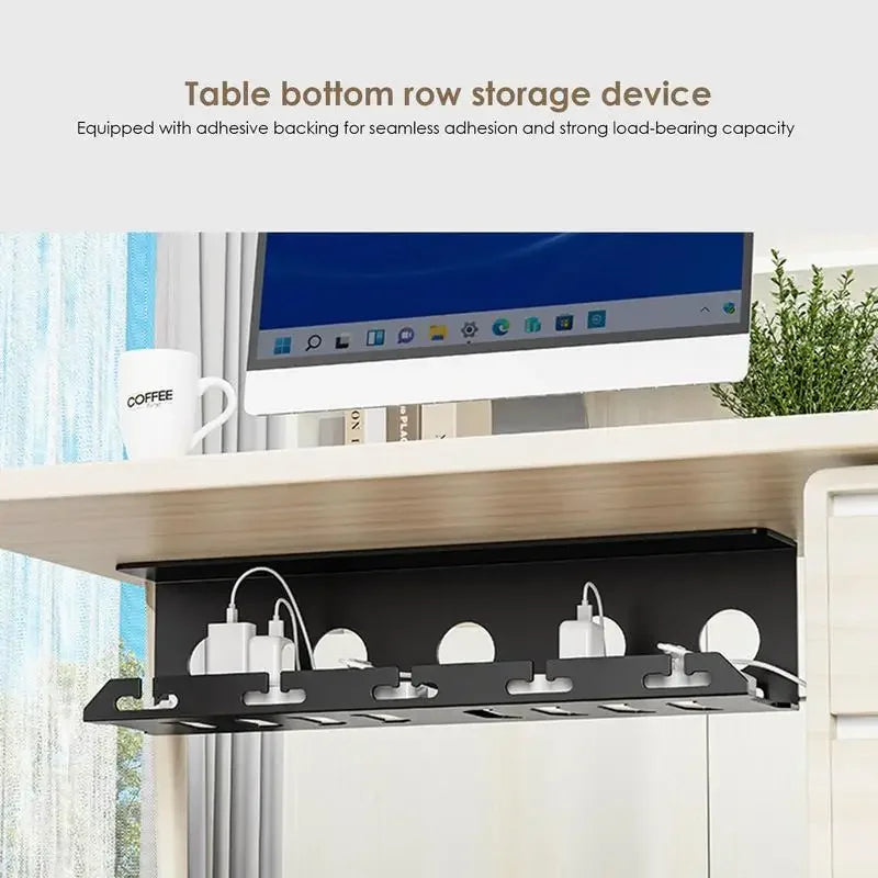 CableFixx Cable Channel | Self-adhesive & Durable | For organization under the desk