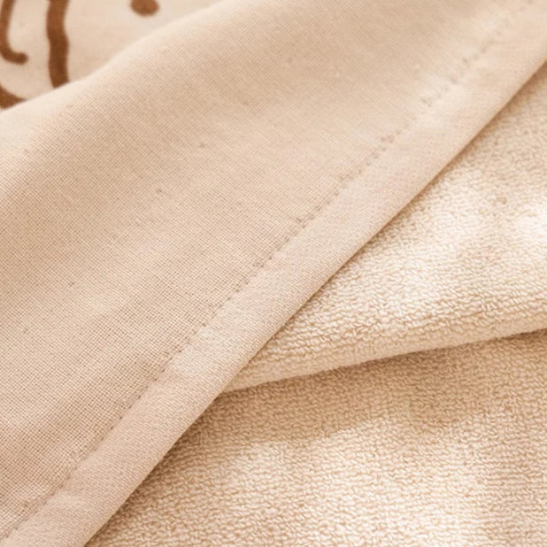 Puppy Illustration Cotton Towel – Cute & Soft Face Towel