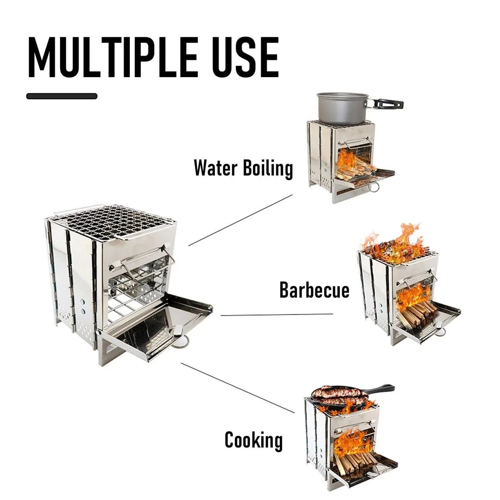 Portable stainless steel cooker