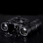 Compact 100x22 HD Binoculars with Long Range BAK4 FMC Optics for Hunting, Sports, Camping, and Travel