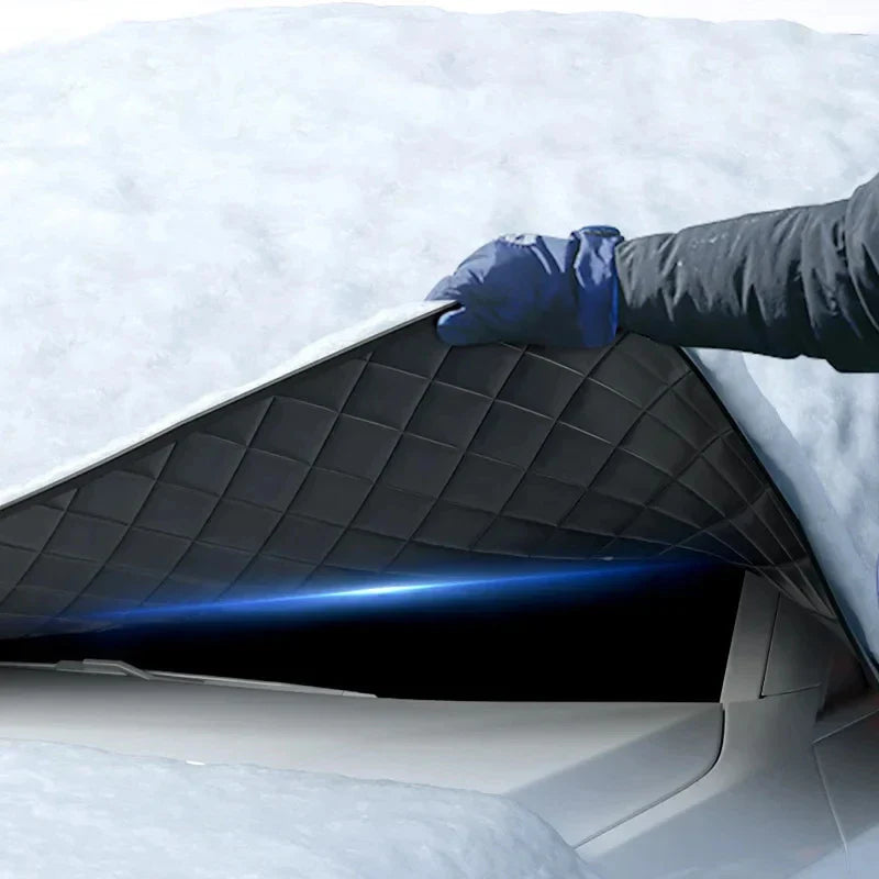 Magnetic Car Windshield Cover FrostGuard Max | Winter Ice Protection & Summer UV Protection | Waterproof & Easy to Attach