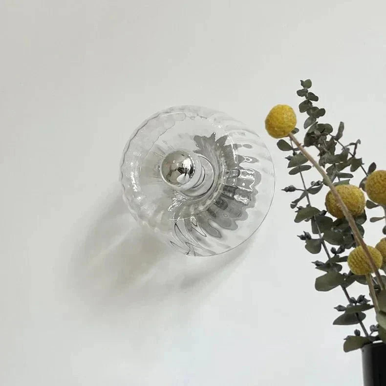 Scandinavian Bauhaus Wall Light – Nordic Glass & Metal Sconce for Modern Interiors