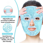 Cold and Hot Therapy Full Face Gel Bead Mask with Eye Compress