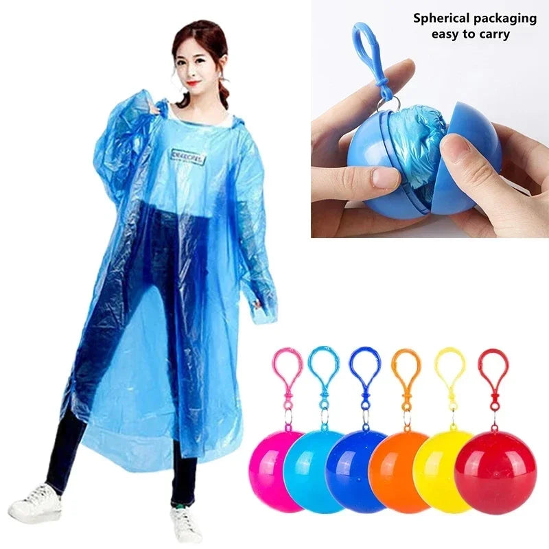 RainSafe Poncho Ball | Compact Rain Protection for On-the-Go | Light & Handy