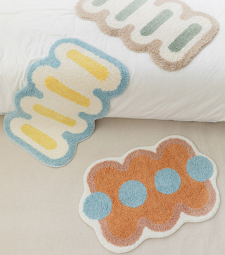 Geometric Tufting Bath Mat