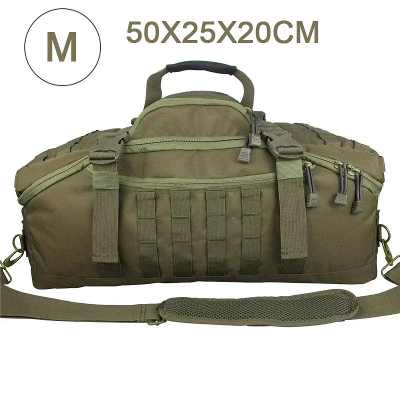 Large Tactical Travel and Backpack - TrailTrek Duffle