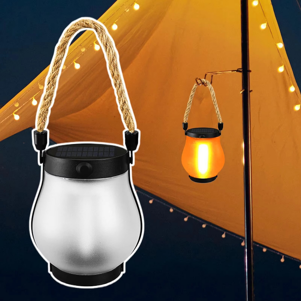 Outdoor Weatherproof Solar Flame Lamps