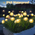 GlowPilz Solar Garden Light 6 LEDs | Jellyfish & Mushroom Design | For Garden, Terrace & Outdoor Areas