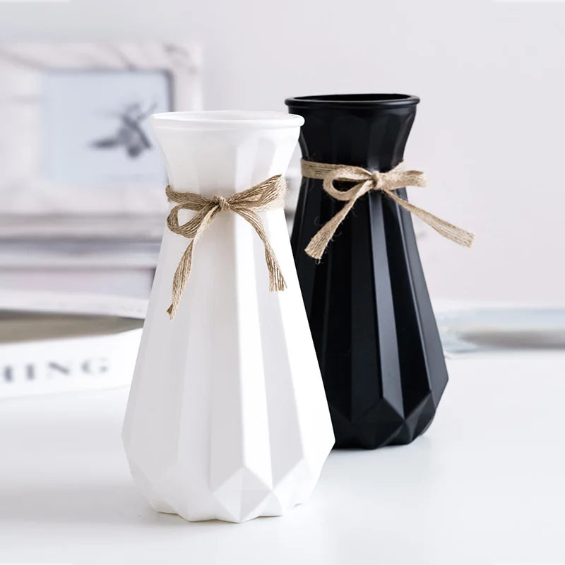 Modern elegant flower vases