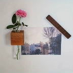 Wooden Magnetic Flower Tube Vase