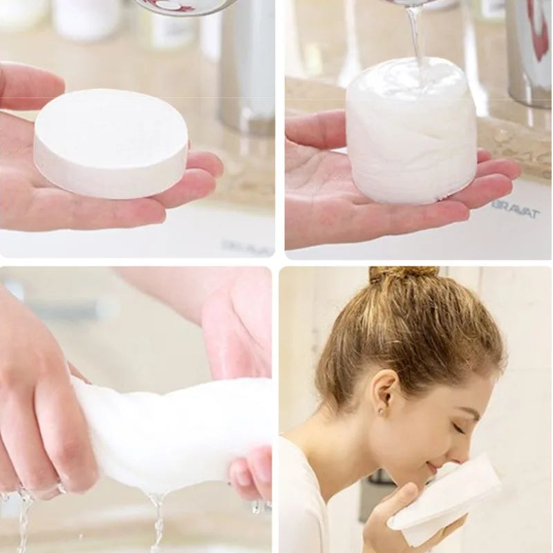 Towelina Disposable Bath Towels | Ultra Compact & Hygienic | For Travel, Spa & Everyday Life | Made of Non-woven Fabric