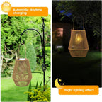 Solar Rattan Lantern